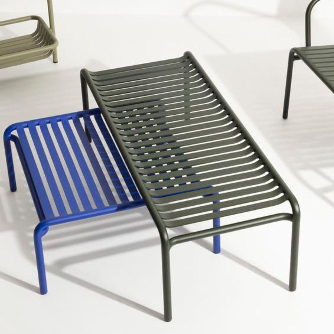 Petite Friture Langer Couchtisch Week_End  von Petite Friture  Glass green -2