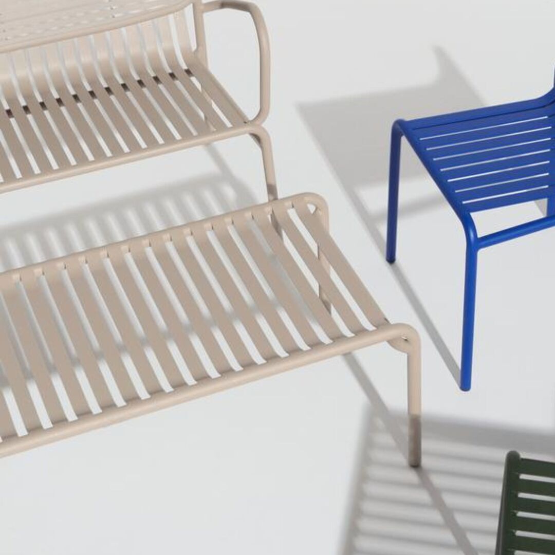 Petite Friture Langer Couchtisch Week_End  von Petite Friture  Pearl grey-1