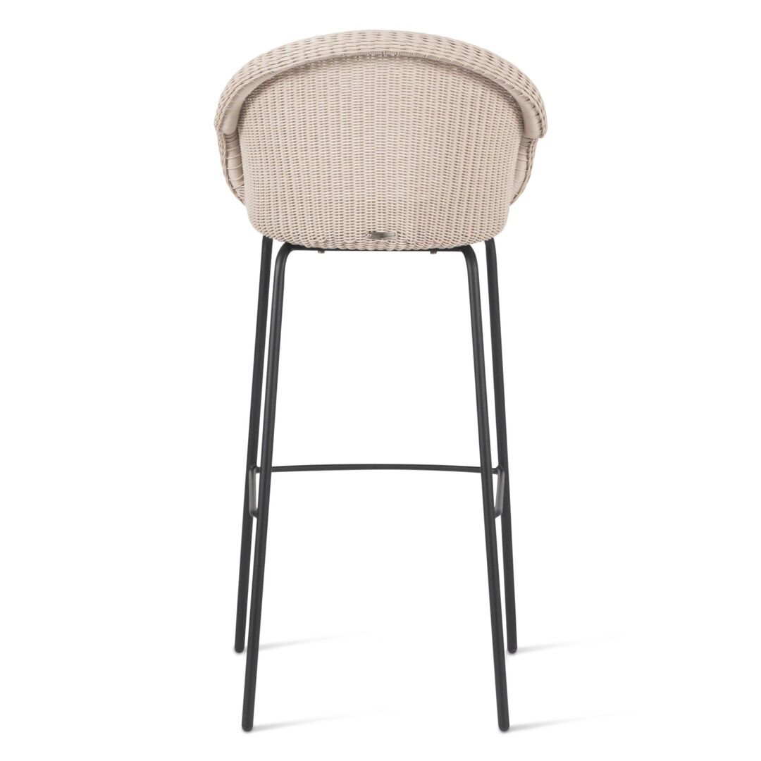 Vincent Sheppard Vincent Sheppard Edgard Bar Stool Teak Alte Spitze, Stahl A