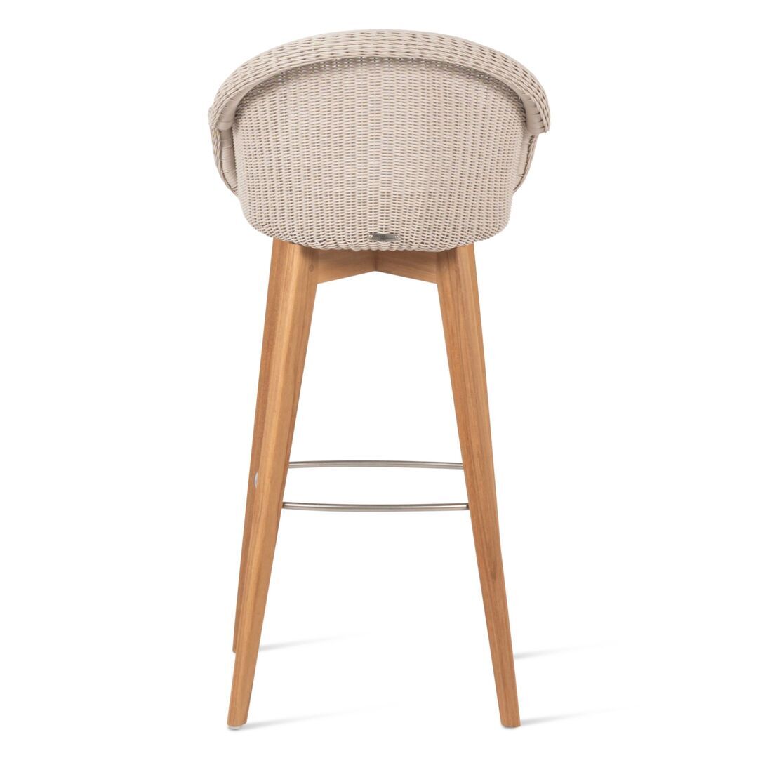 Vincent Sheppard Vincent Sheppard Edgard Bar Stool Teak Alte Spitze, Unbehandeltes Teakholz