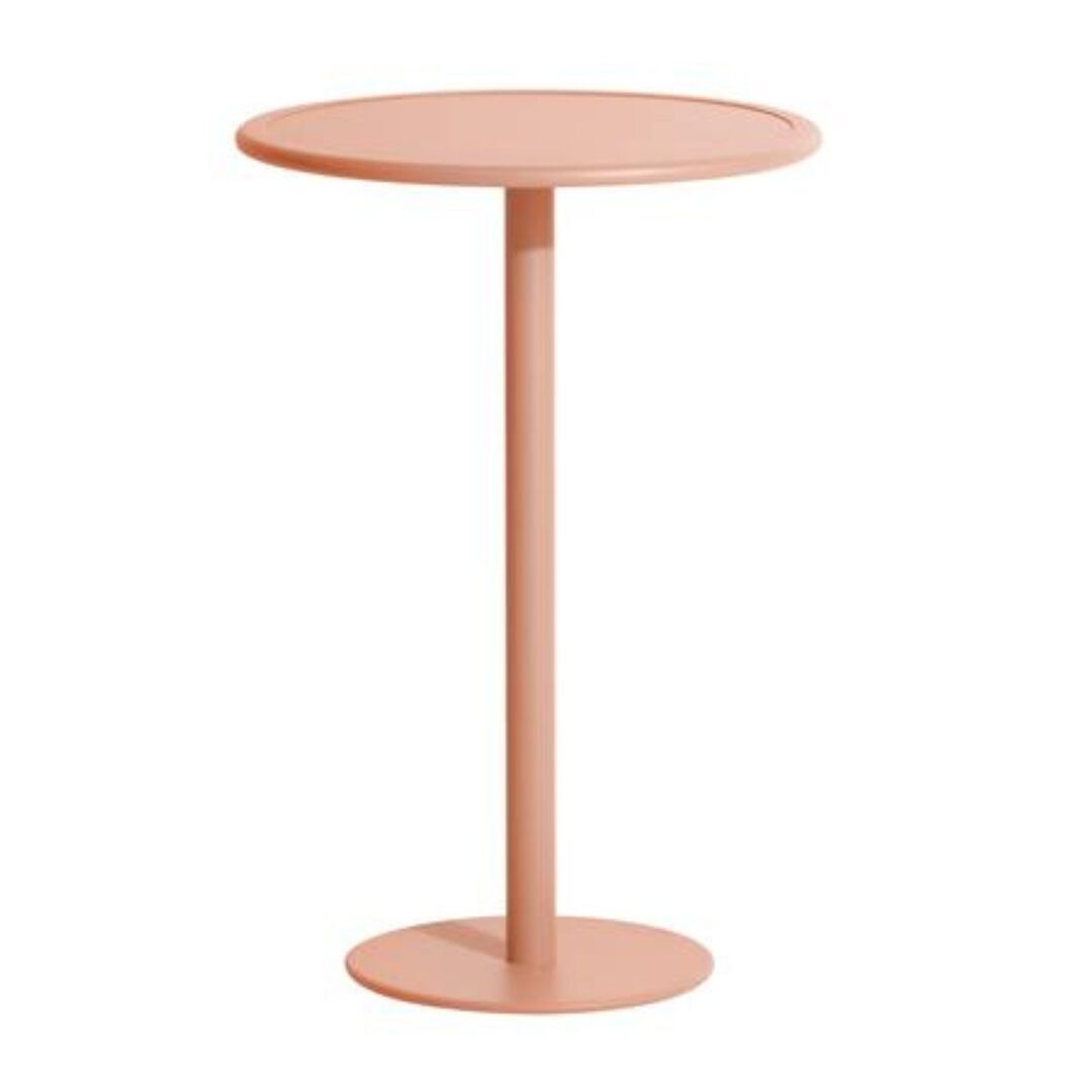 Petite Friture Hoher Runder Tisch Week-end von Petite Friture Blush