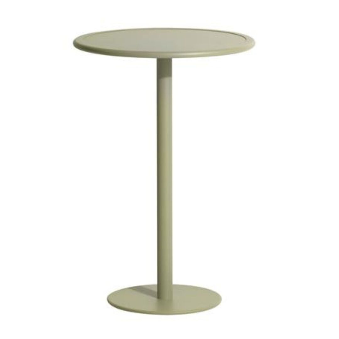Petite Friture Hoher Runder Tisch Week-end von Petite Friture Jade Green 