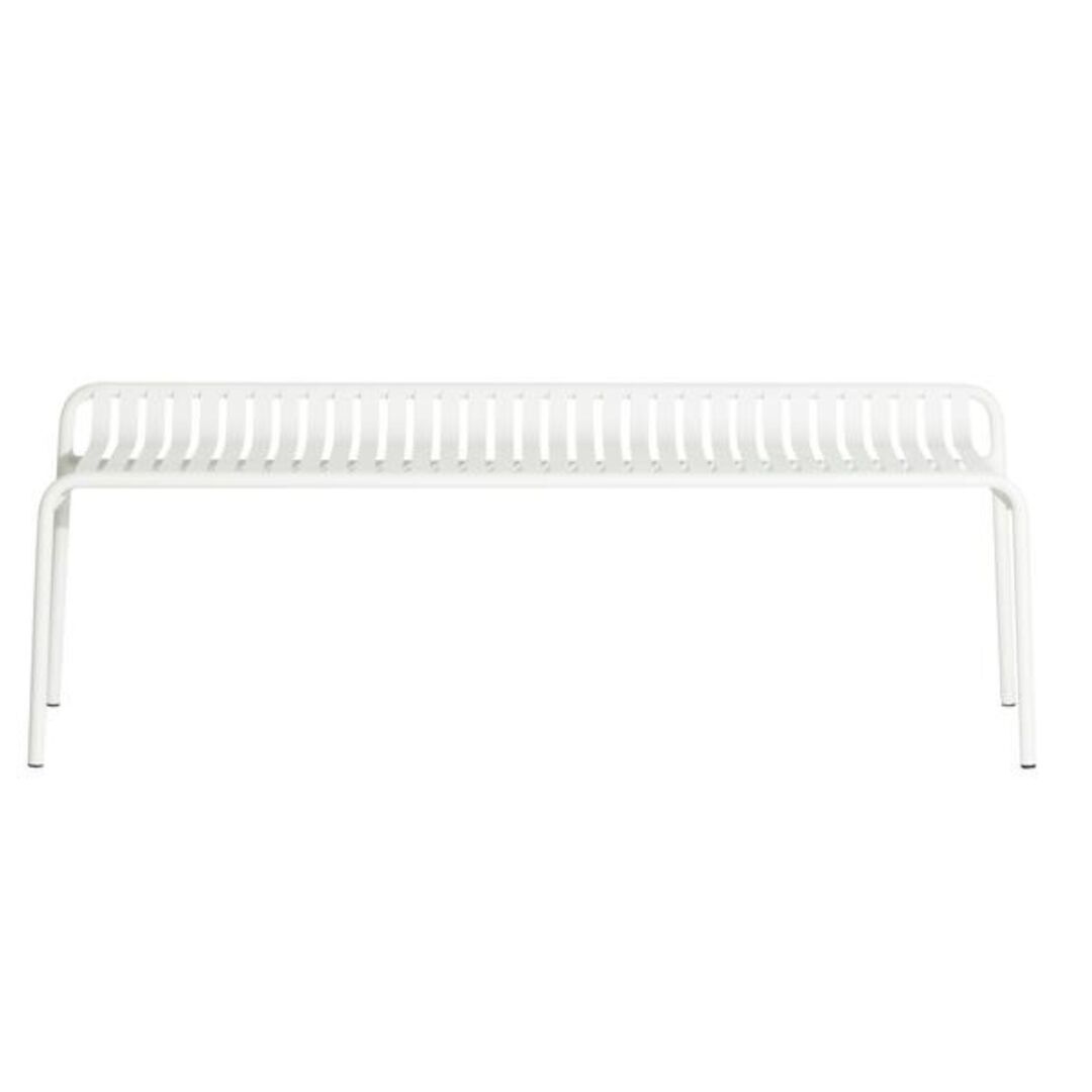 Petite Friture Gartenbank ohne Rückenlehne Week-end von Petite Friture White