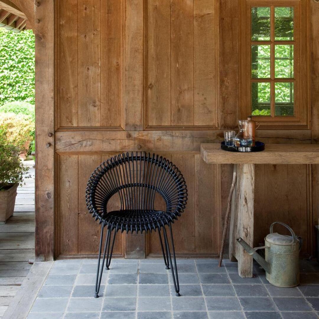 Vincent Sheppard Vincent Sheppard Roxy Dining Chair Schwarz, Stahl