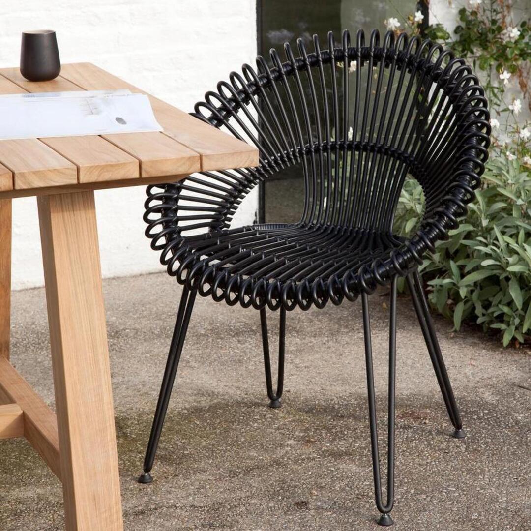 Vincent Sheppard Vincent Sheppard Roxy Dining Chair Schwarz, Stahl