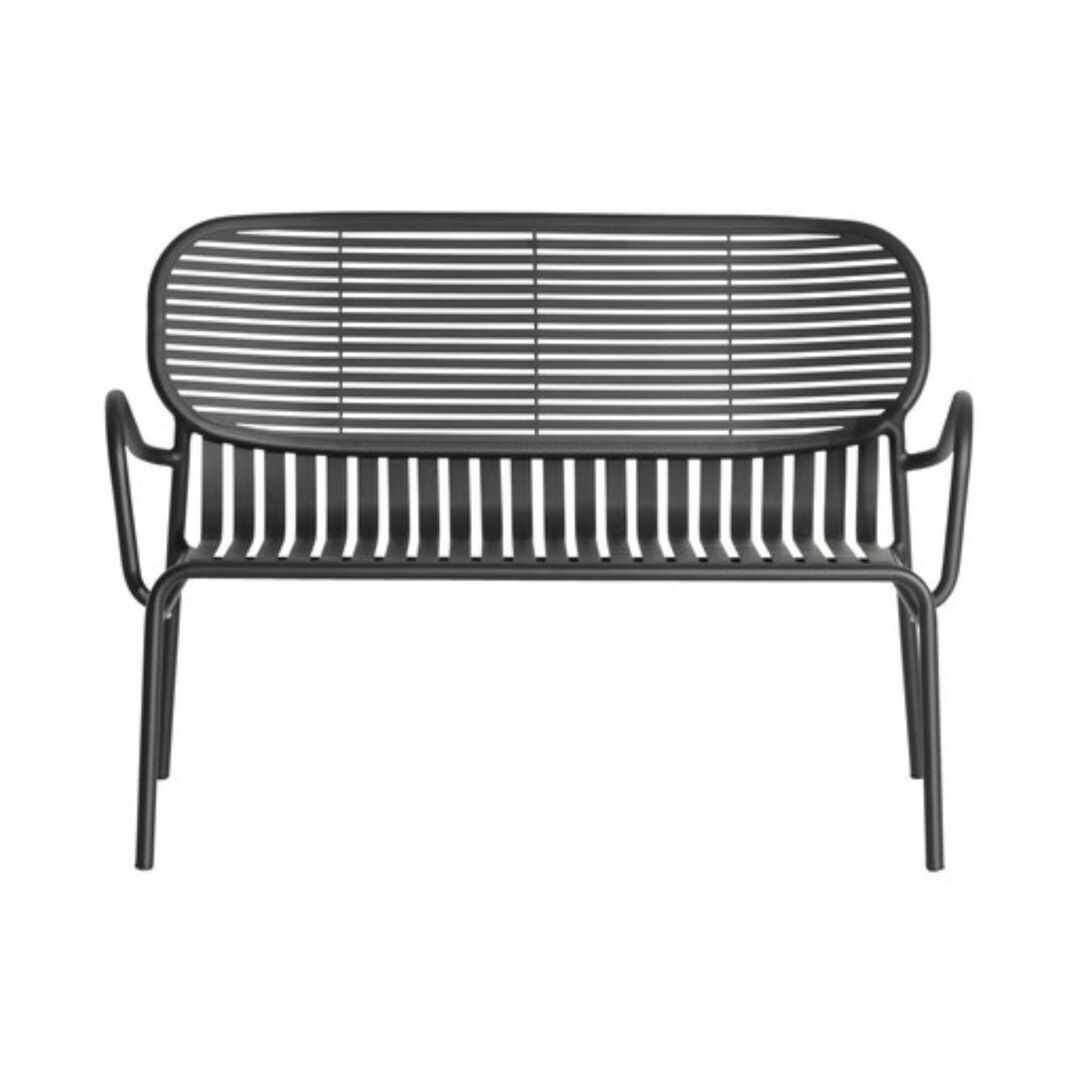 Petite Friture Double sofa Week-end von Petite Friture  Black