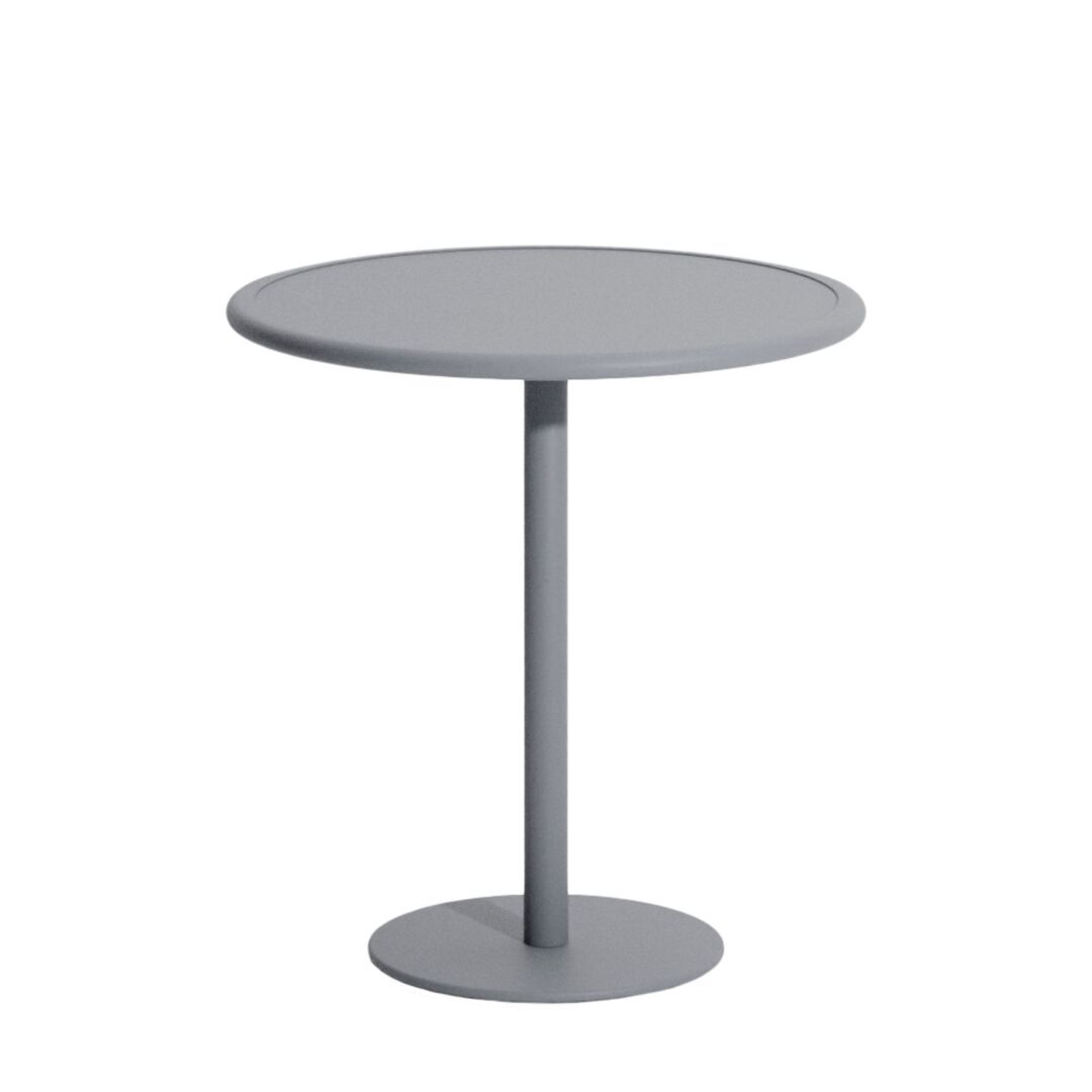 Petite Friture Esstisch Rund Week-end von Petite Friture  Stone grey