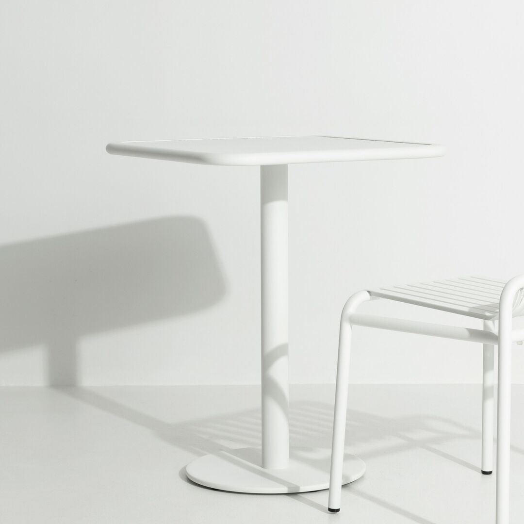 Petite Friture Esstisch Quadratisch Week-end von Petite Friture White-1