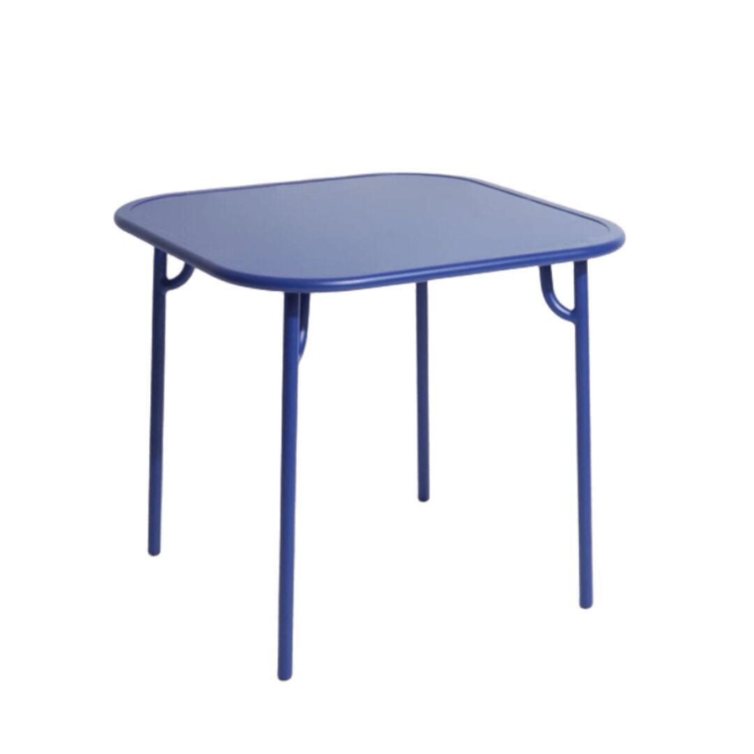 Petite Friture Quadratischer Tisch Einfach Week-End von Petite Friture  Blue
