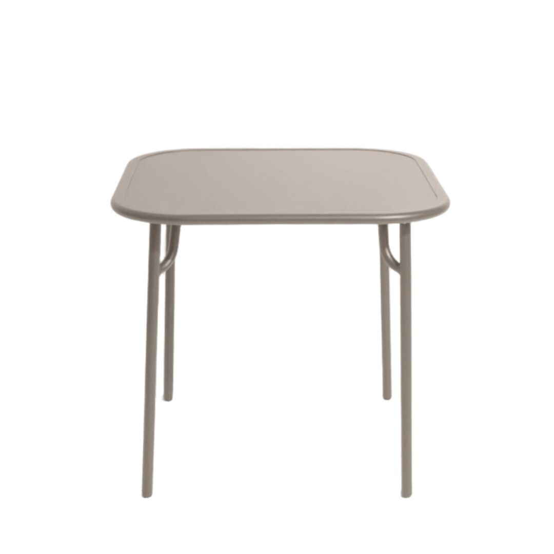 Petite Friture Quadratischer Tisch Einfach Week-End von Petite Friture  Dune
