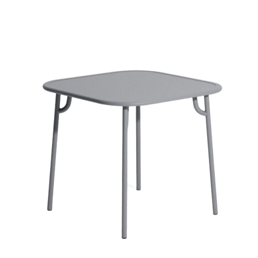 Petite Friture Quadratischer Tisch Einfach Week-End von Petite Friture  Stone grey