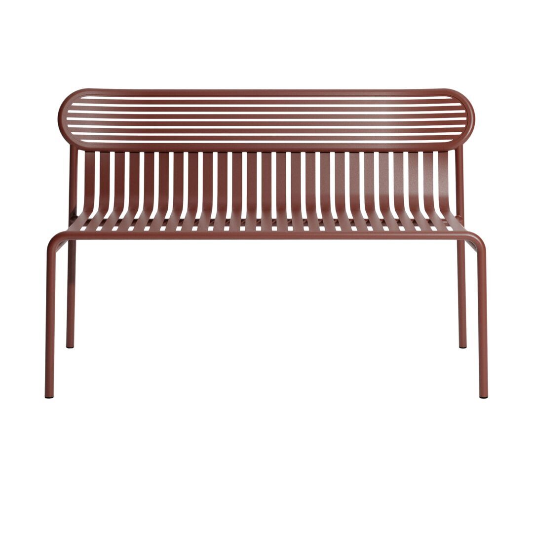 Petite Friture Bench Week-End von Petite Friture  Brown red