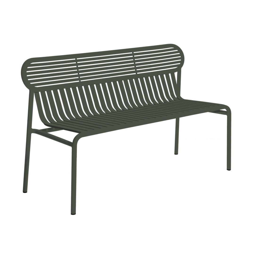 Petite Friture Bench Week-End von Petite Friture  Glass green 