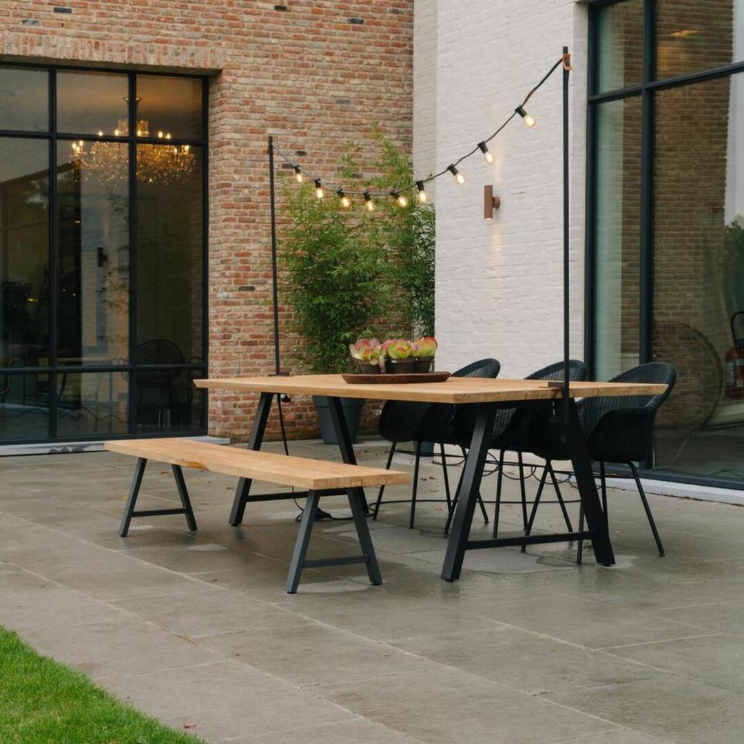 Vincent Sheppard Vincent Sheppard Light My Table Schwarz, Stahl