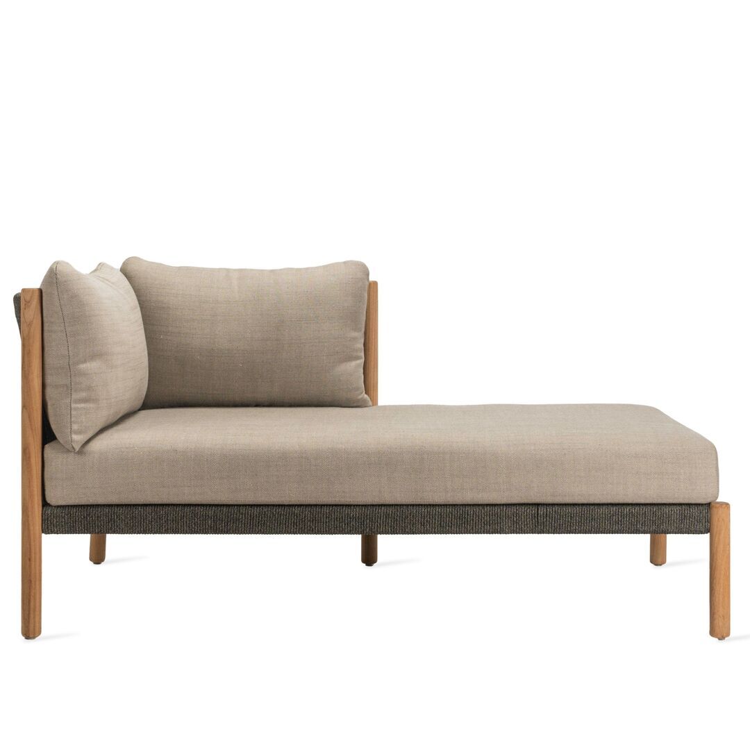 Vincent Sheppard Vincent Sheppard LENTO MODULAR CHAISE LONGUE - Loungesofa Anthrazit, Links