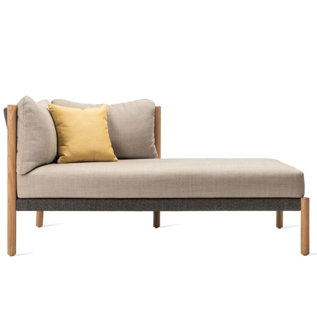 Vincent Sheppard Vincent Sheppard LENTO MODULAR CHAISE LONGUE - Loungesofa Anthrazit, Links