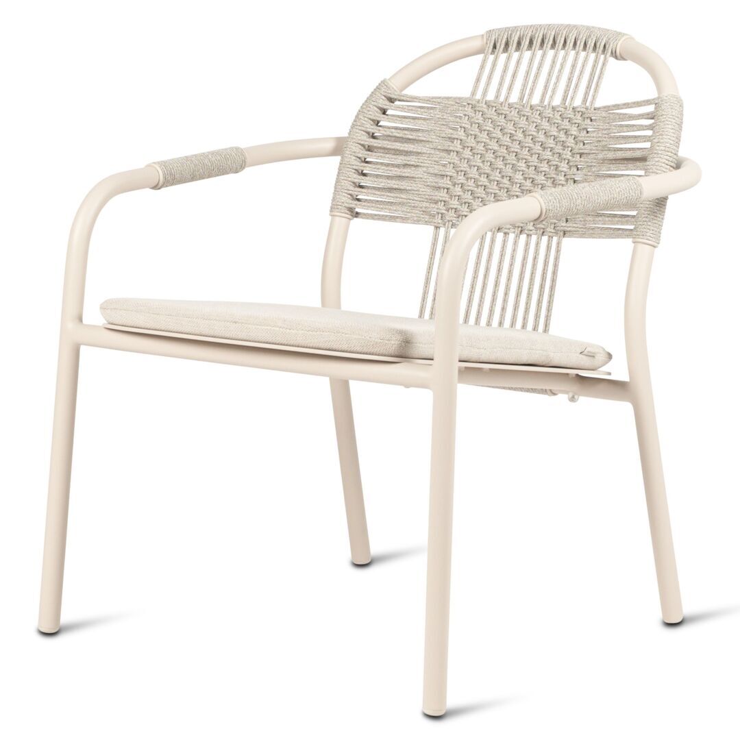 Vincent Sheppard Vincent Sheppard CLEO LOUNGE CHAIR - Loungestuhl Dünenweiss - Nebelpunkte