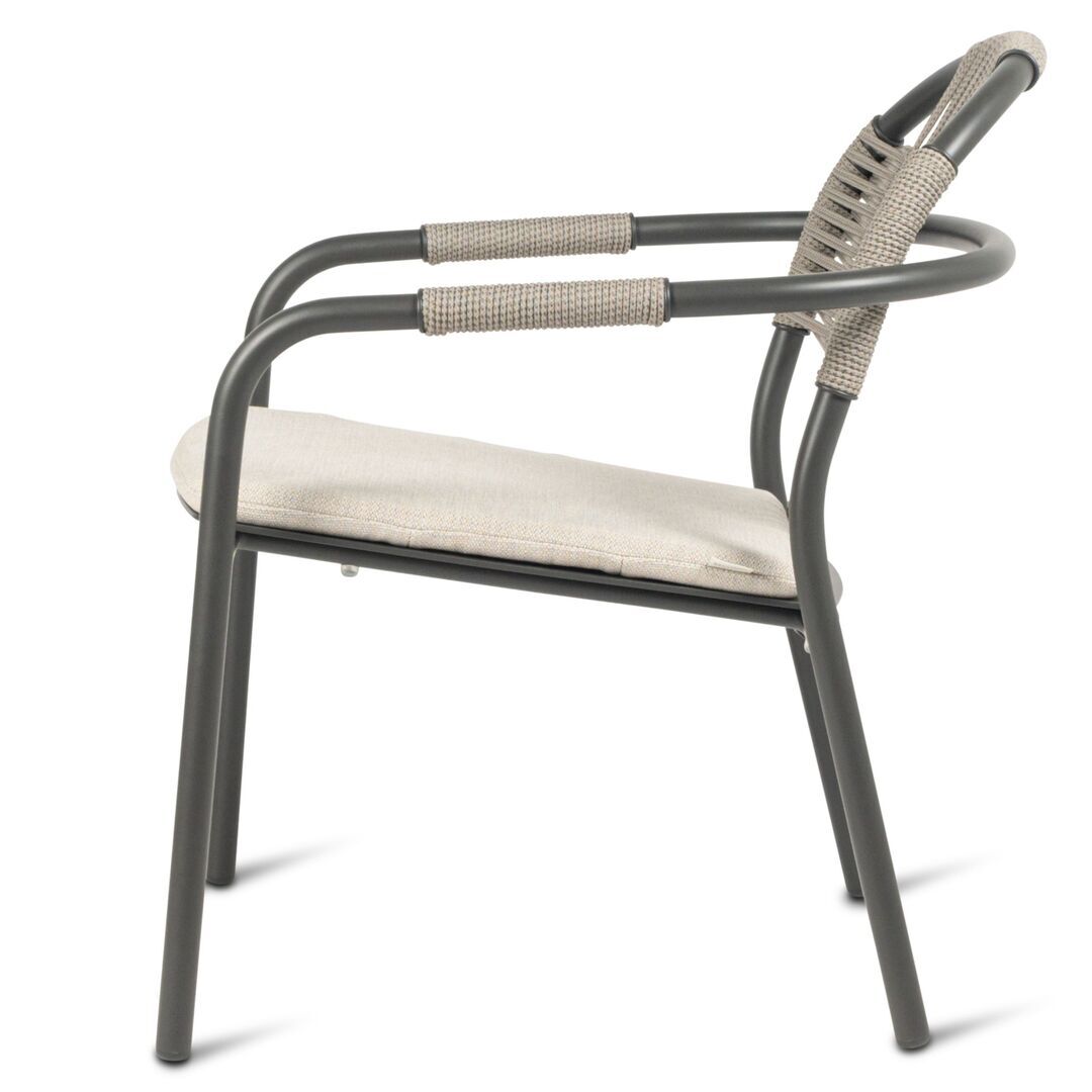 Vincent Sheppard Vincent Sheppard CLEO LOUNGE CHAIR - Loungestuhl Fossilgrau - Nebelpunkte