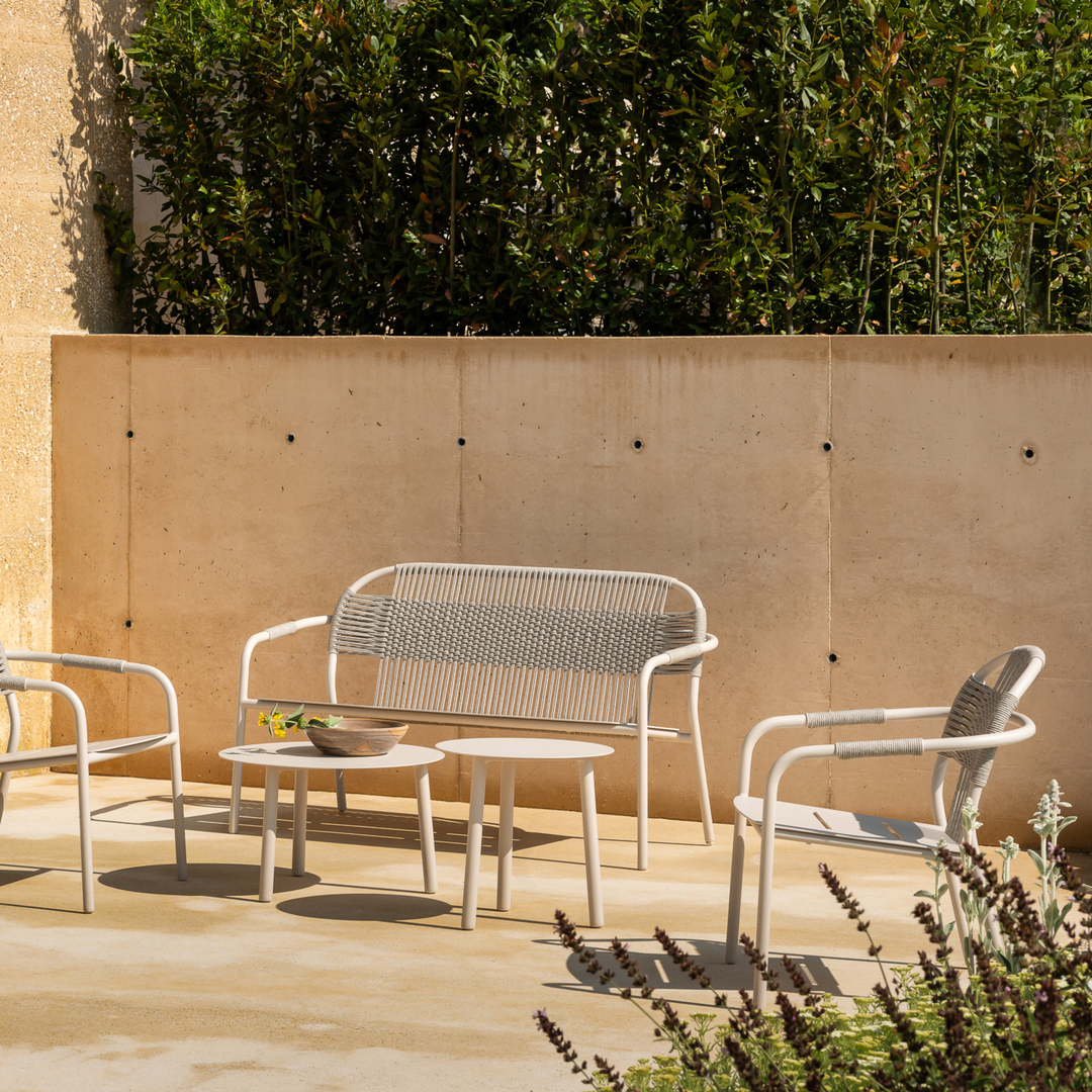 Vincent Sheppard Vincent Sheppard CLEO LOUNGE CHAIR - Loungestuhl Dünenweiss - NebelpunkteVincent Sheppard Vincent Sheppard CLEO LOUNGE CHAIR - Loungestuhl Dünenweiss - Nebelpunkte