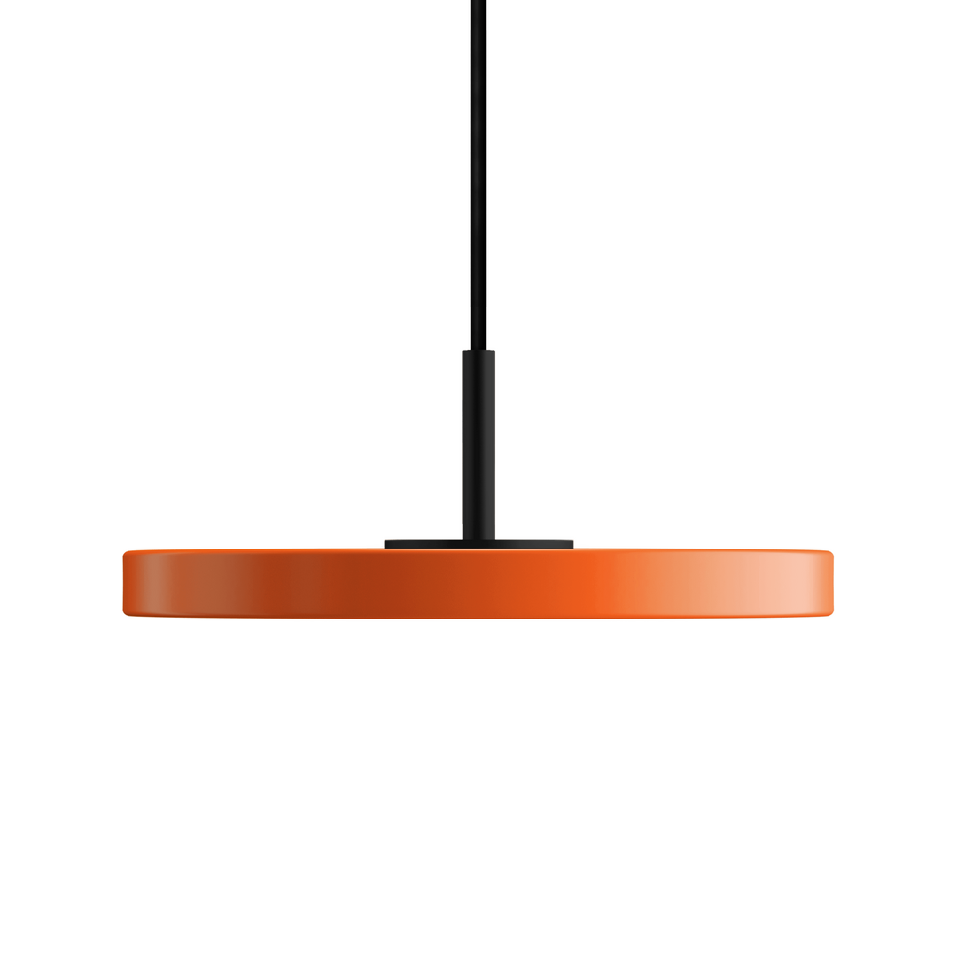 Umage Asteria Micro Pendant Lamp Nuance Orange, Schwarz