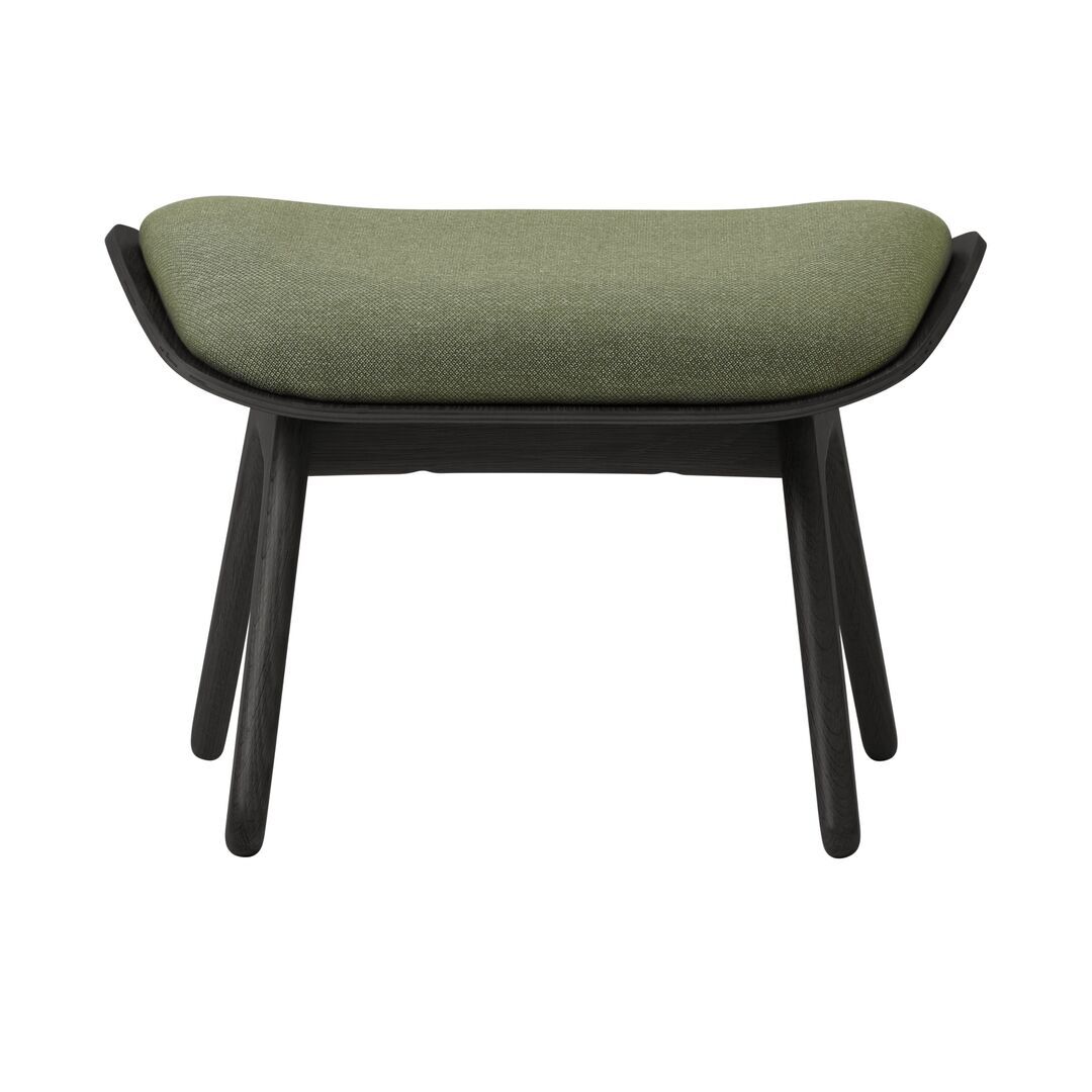 Umage The Reader Ottoman Eichenholz schwarz, Morning Meadows