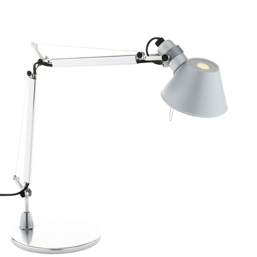 Artemide Tischleuchte Tolomeo Micro mit Fuß von Artemide Aluminium