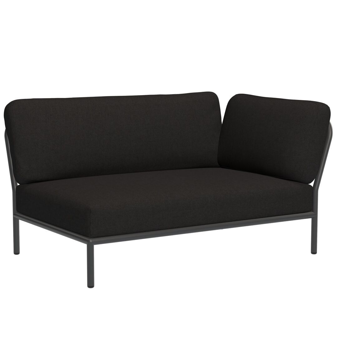 Houe Level Corner von Houe Dark Grey 51, Char 68 - Sunbrella Heritage, Armlehne rechts