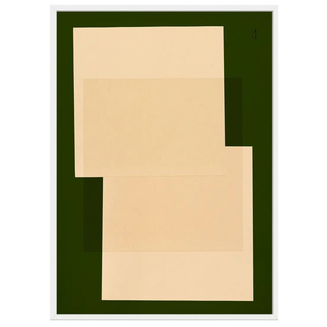 Gemälde Layered 03 von Paper Collective