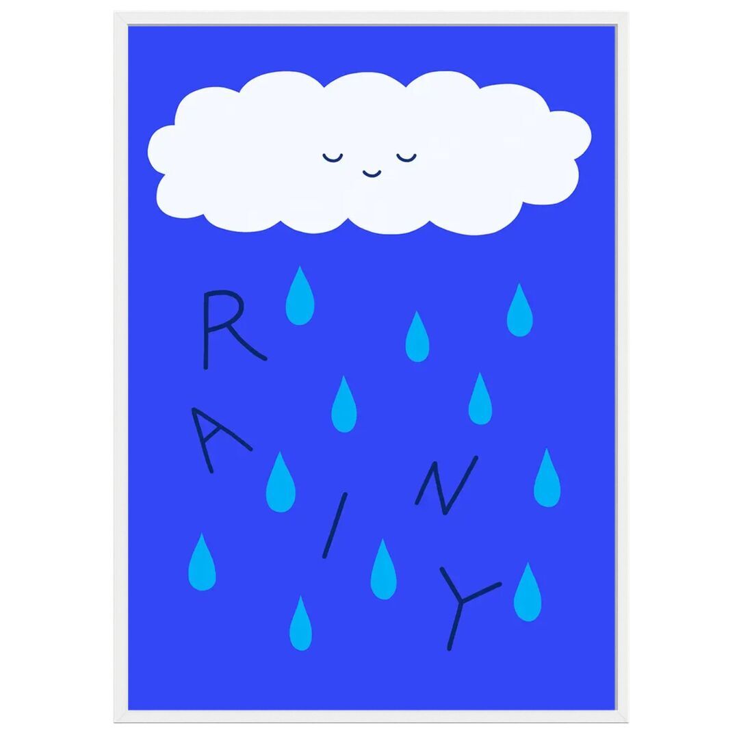 Gemälde Rainy von Paper Collective