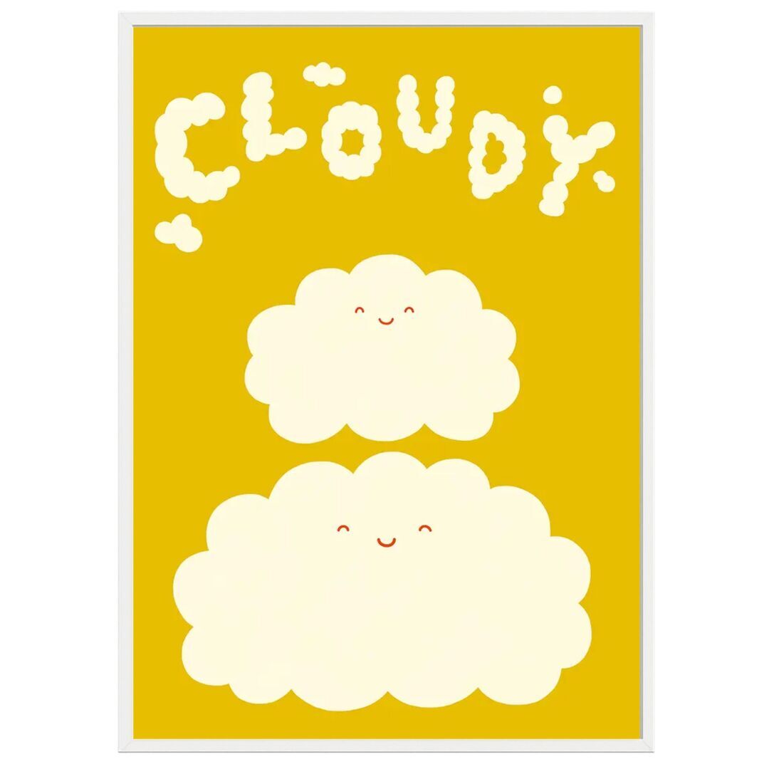 Gemälde Cloudy von Paper Collective