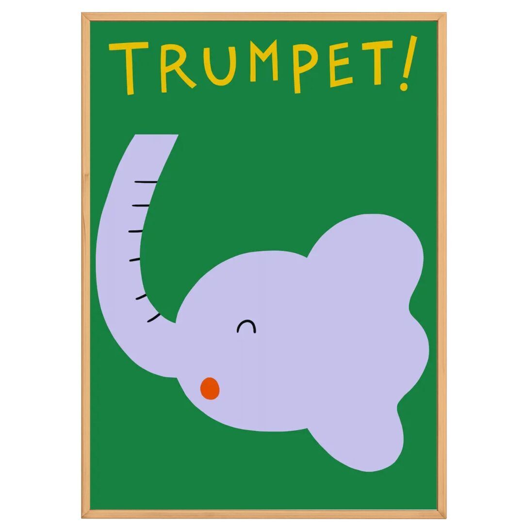 Paper Collective Gemälde Trumpet von Paper Collective 50 x 70 cm 
