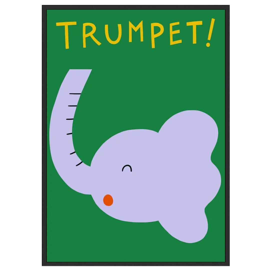 Gemälde Trumpet von Paper Collective