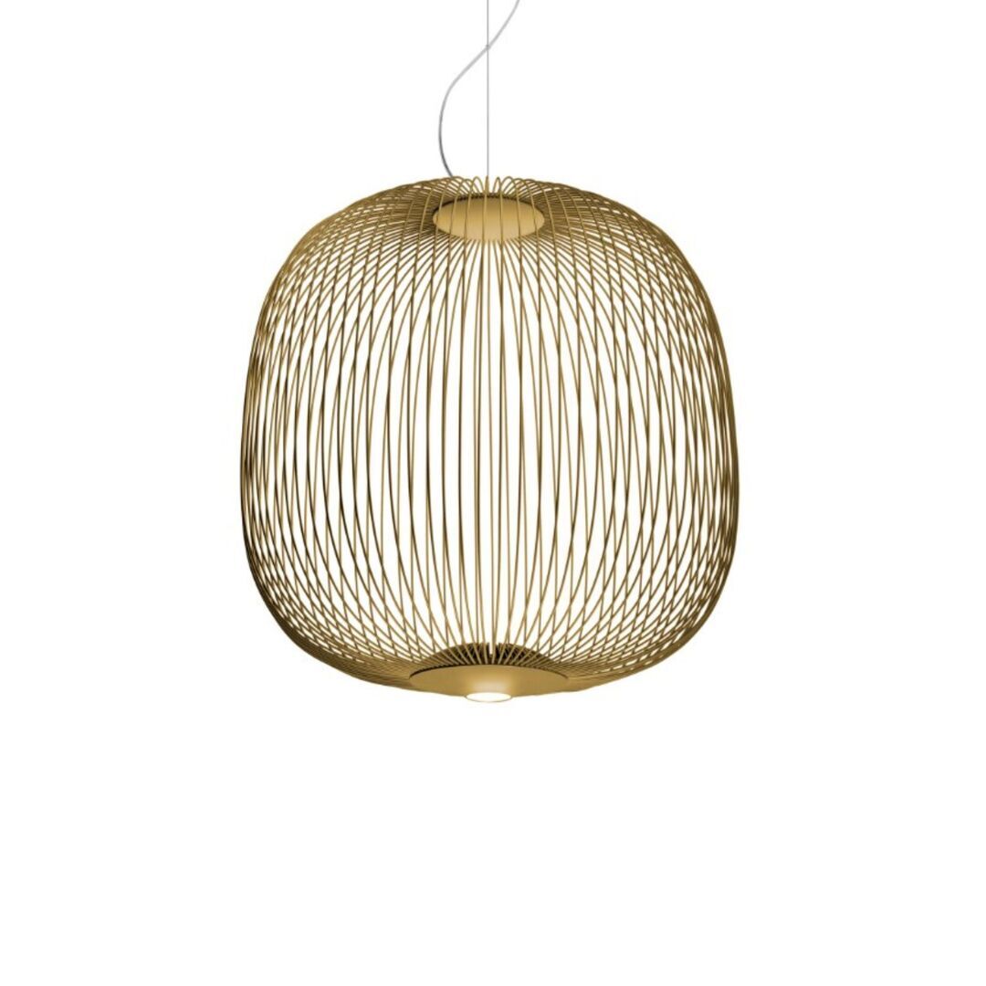 Foscarini  Pendelleuchte Spokes 2 von Foscarini Bluetooth - Casambi App, Gold, Basic