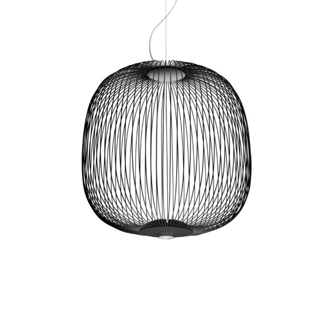 Foscarini  Pendelleuchte Spokes 2 von Foscarini Bluetooth - Casambi App, Schwarz, Basic