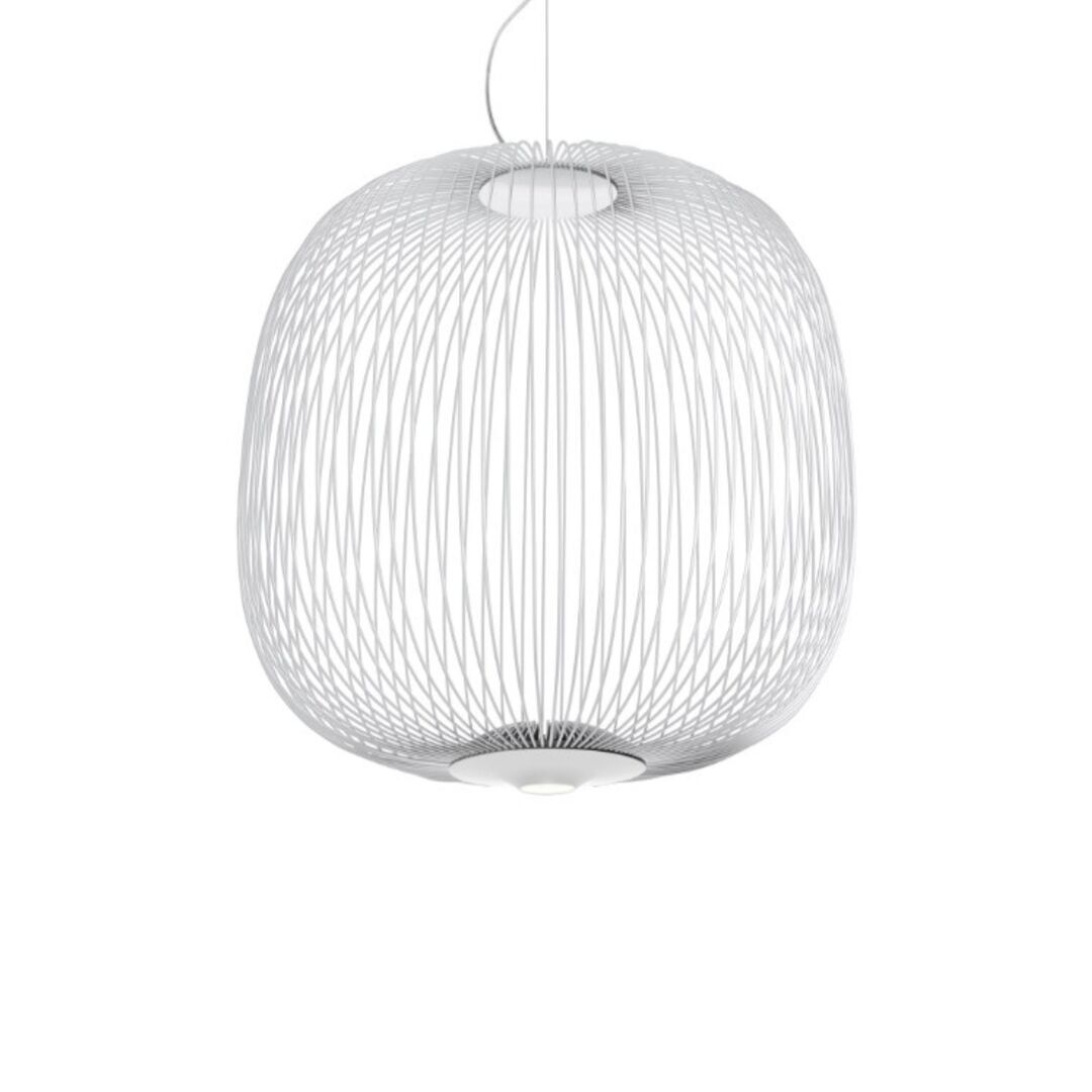 Foscarini  Pendelleuchte Spokes 2 von Foscarini Bluetooth - Casambi App, Weiss, Gross