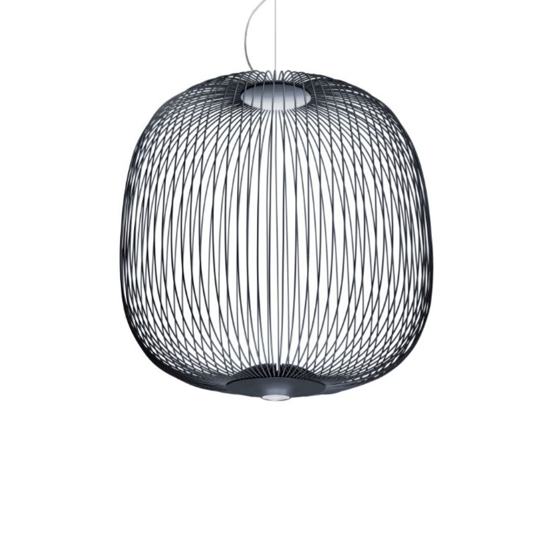 Foscarini  Pendelleuchte Spokes 2 von Foscarini Bluetooth - Casambi App, Graphit, Gross