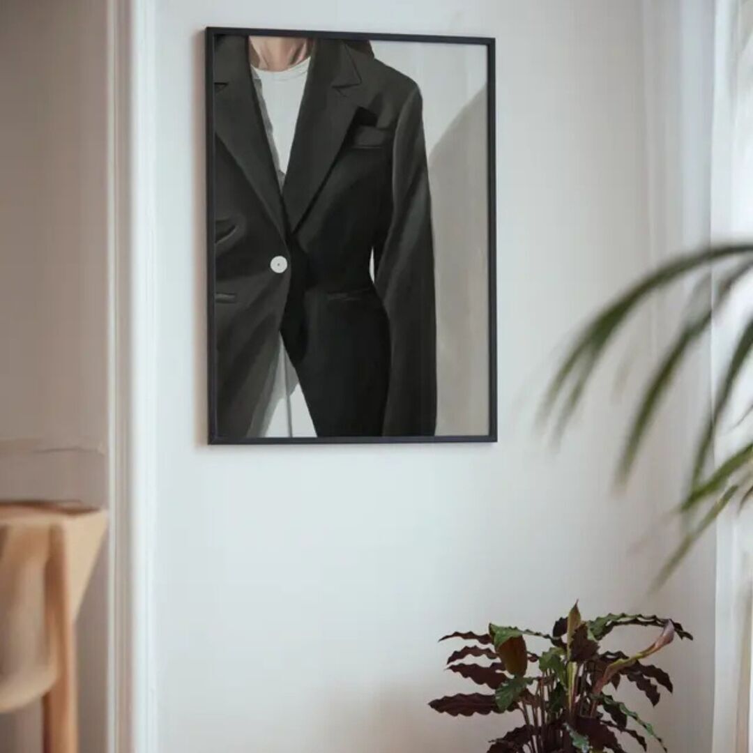 Gemälde Black Suit von Paper Collective