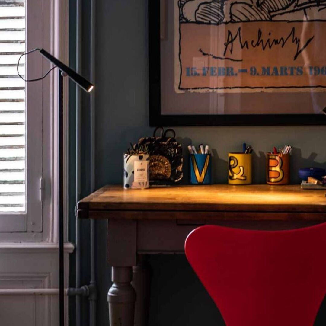 Foscarini Stehleuchte Magneto von Foscarini Schwarz-2