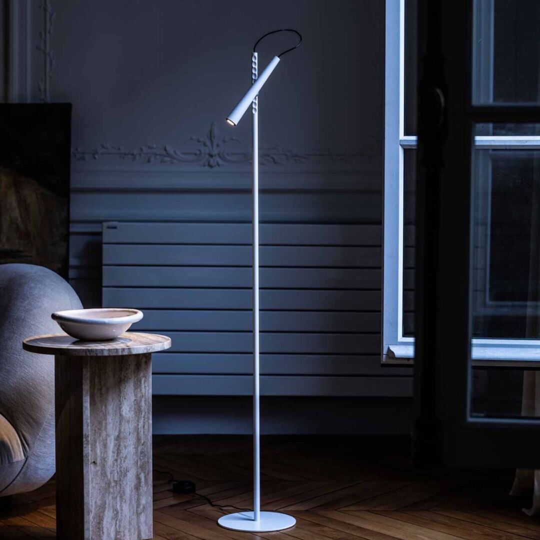 Foscarini Stehleuchte Magneto von Foscarini Weiss-1