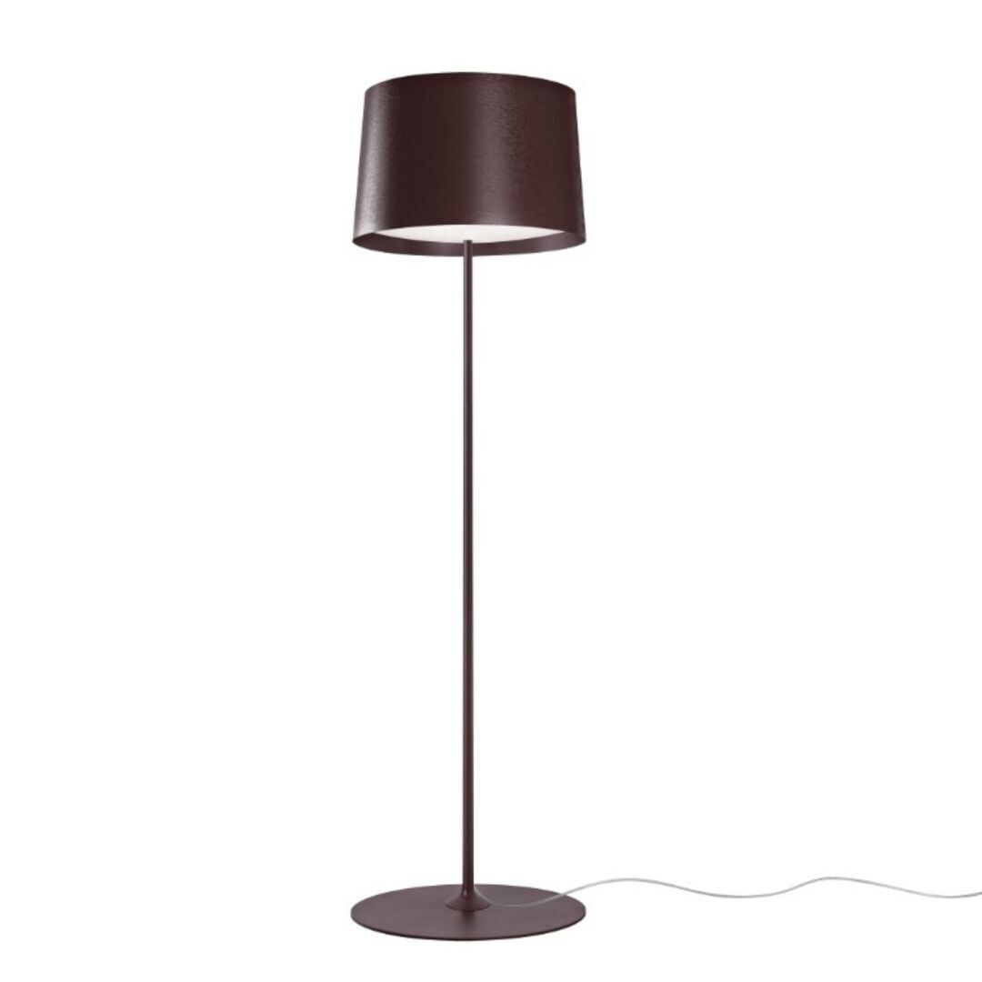 Foscarini Stehleuchte Twiggy Lettura Dimmer von Foscarini Burgund 