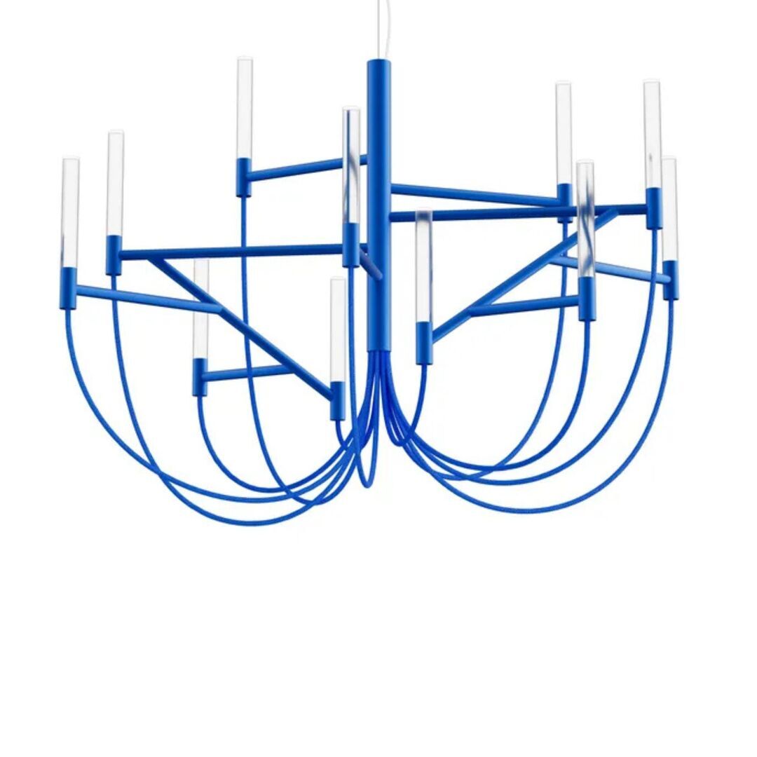 Foscarini Pendelleuchte Allumette von Foscarini Blau, M