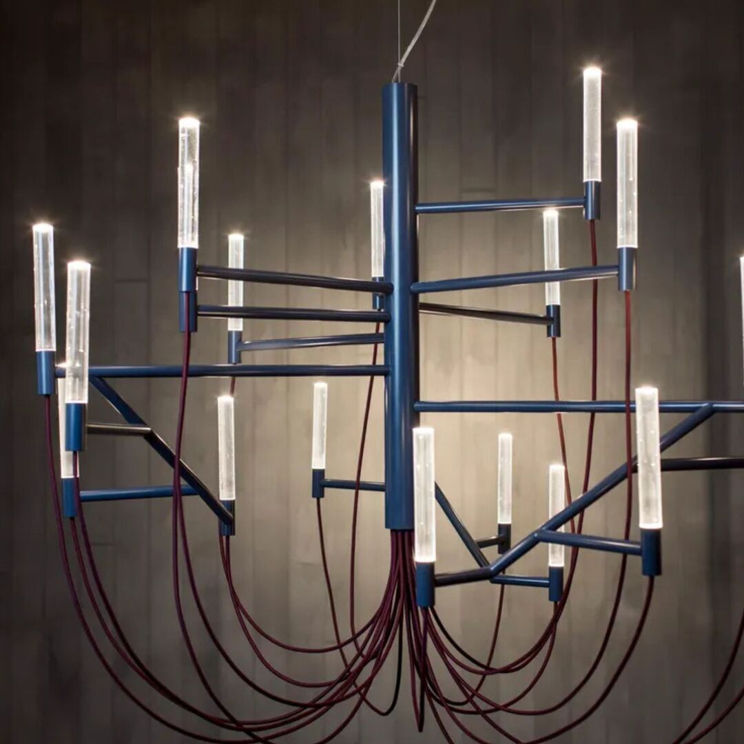 Foscarini Pendelleuchte Allumette von Foscarini Anthrazitgrau, L-1