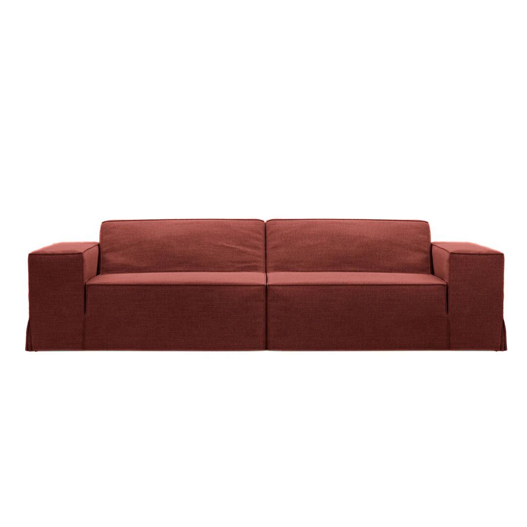 Micadoni MICADONI JODIE 3 Sitzer Sofa Lins - Cherrywood