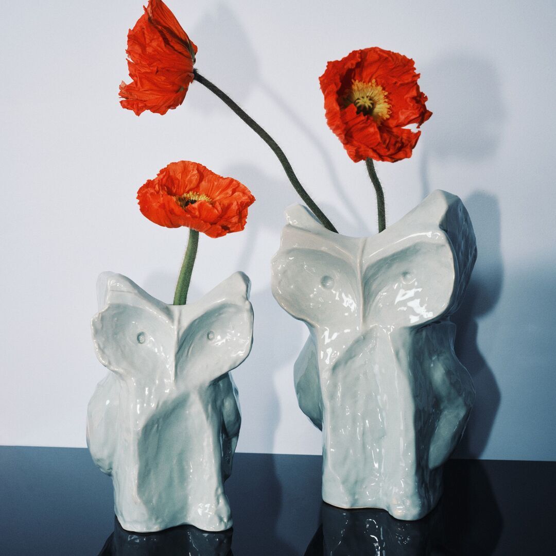 Vase L Owl After Midnight von Serax
