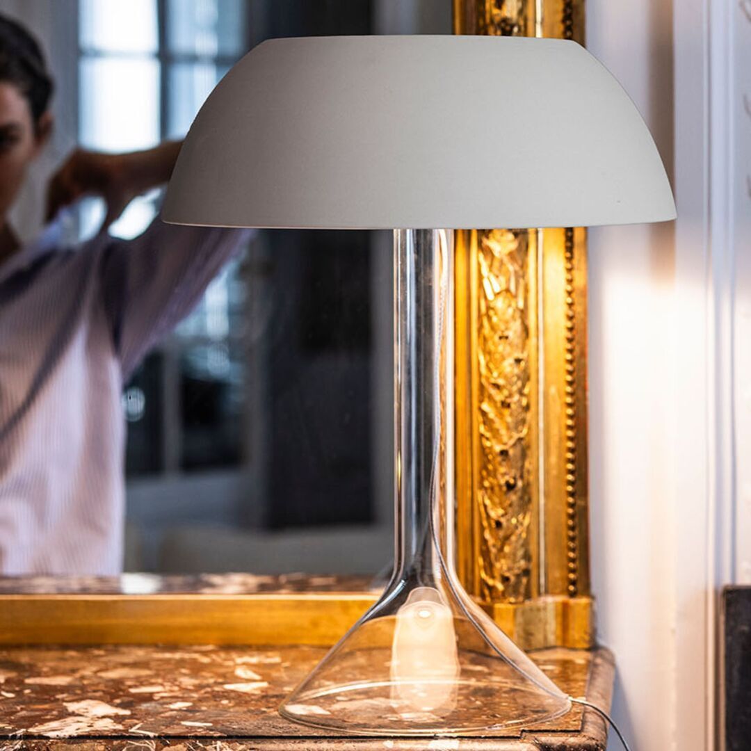 Foscarini Tischleuchte Chapeaux P von Foscarini Weiss-3