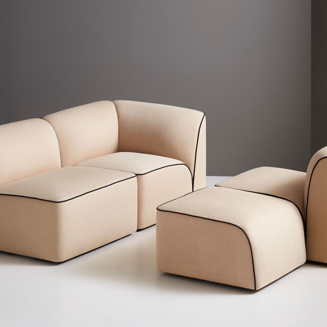 Pouf Flora von Woud