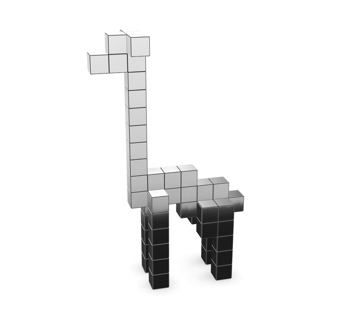 Vitra Panton Cubes von Vitra Chrome, Panton Cubes Giraffe