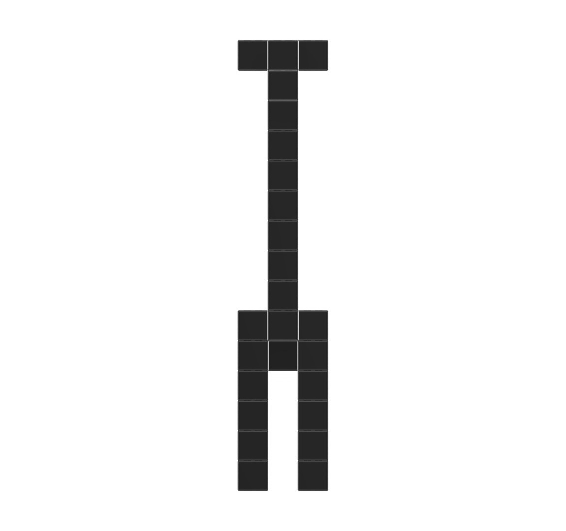 Vitra Panton Cubes von Vitra Chrome, Panton Cubes Giraffe