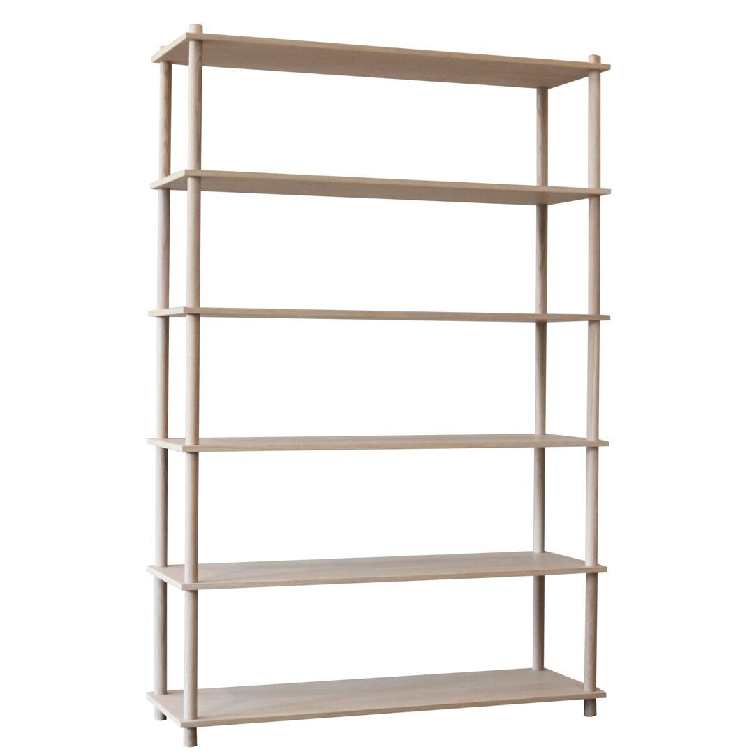 Woud Shelving System 6 Elevate von Woud Weiss pigmentierte Eiche