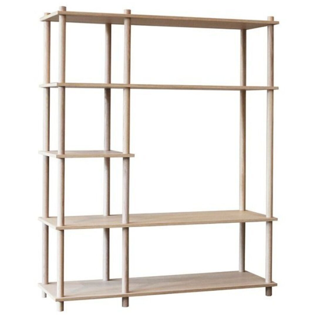 Woud Shelving System 7 Elevate von Woud Weiss pigmentierte Eiche